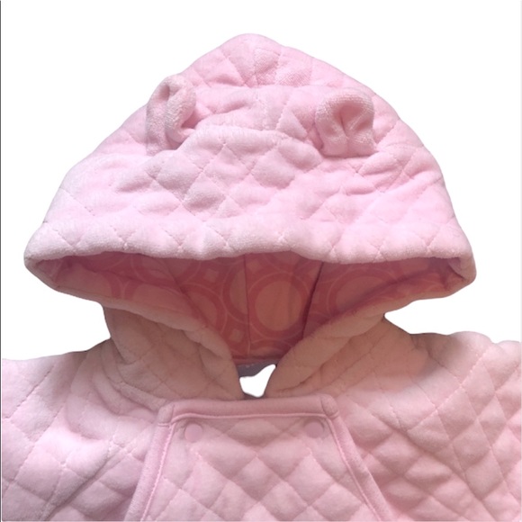 Disney Eeyore pink quilted Infant snowsuit - Picture 4 of 4